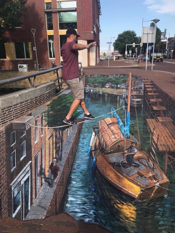 Street art Nederland; overzicht mooiste graffiti en 3d-kunstwerken - Reisliefde